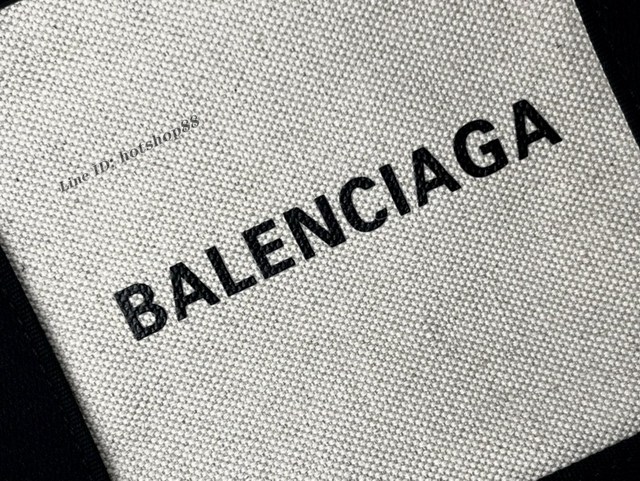 Balenciaga專櫃爆款迷你號手提購物袋 巴黎世家經典款棉質帆布包 fyj1543